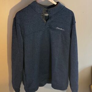 Eddie Bauer Navy Pullover Sweater